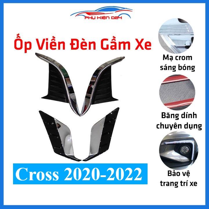 Ốp viền đèn gầm trước sau Cross 2020-2021-2022 mạ Crom chống trầy trang trí làm đẹp xe