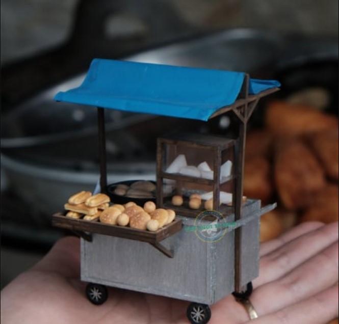 Xe Hàng Rong - Xe Bánh Tiêu HR07