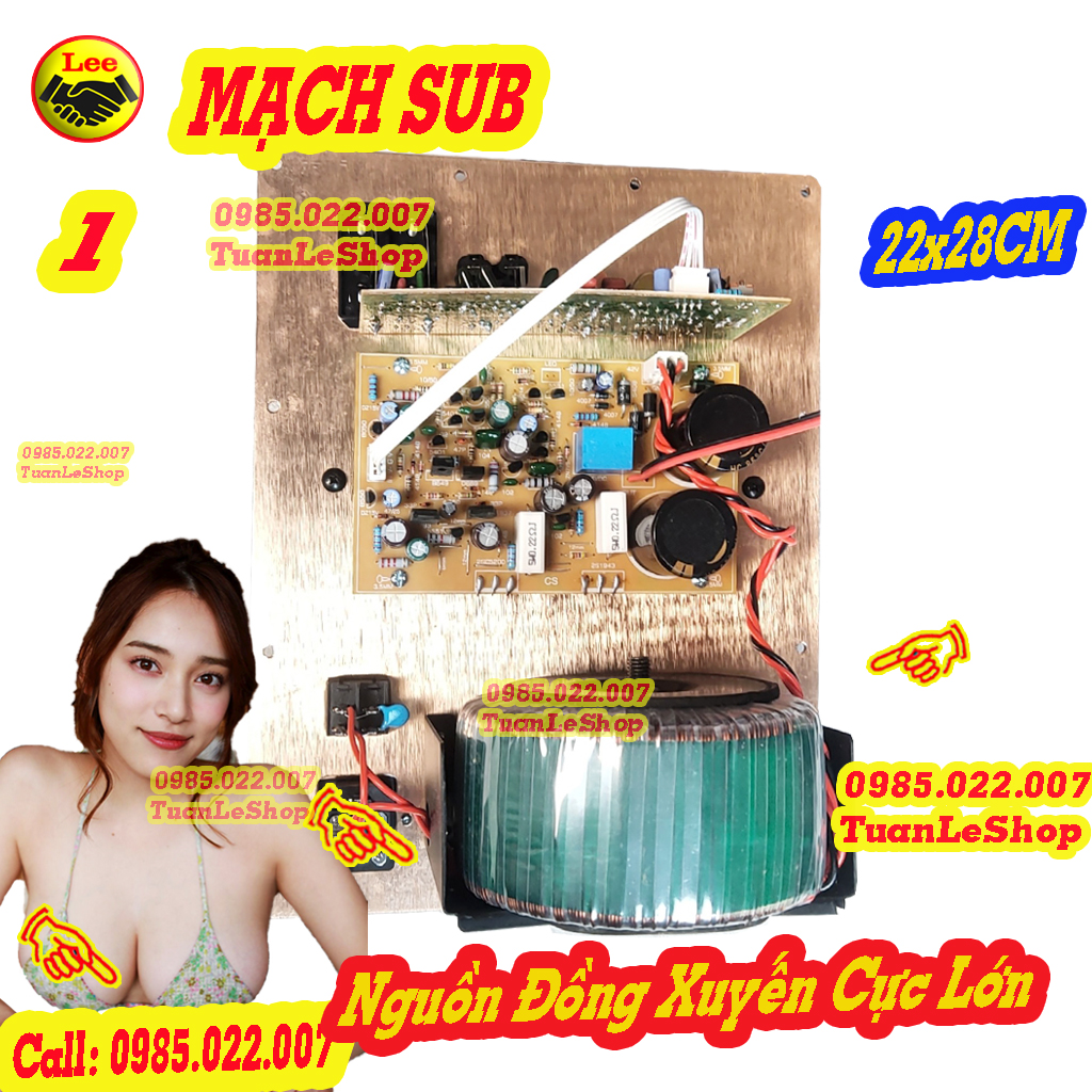 MẠCH KÉO LOA SIÊU TRẦM NGUỒN XUYẾN 2 - MẠCH SUB ĐIỆN - GIÁ 1 CHIẾC