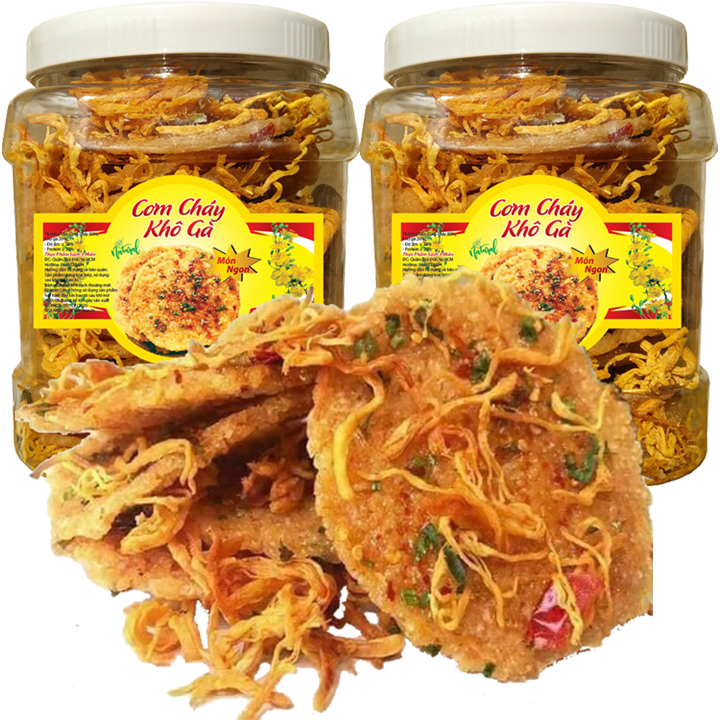 1Kg Cơm Cháy Lắc Khô Gà Giòn Ngon Chất Lượng
