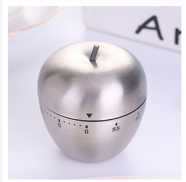 Đồng hồ cơ hình quả táo, quả trứng để đếm ngược giờ, dùng trong nhà bếp, nấu ăn