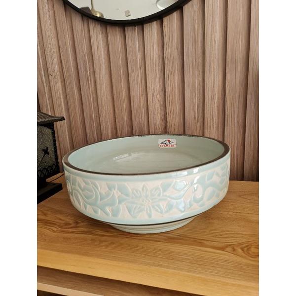 Chậu sứ mỹ thuật - Lavabo đặt bàn mỹ Nghệ ( BH 10 năm )