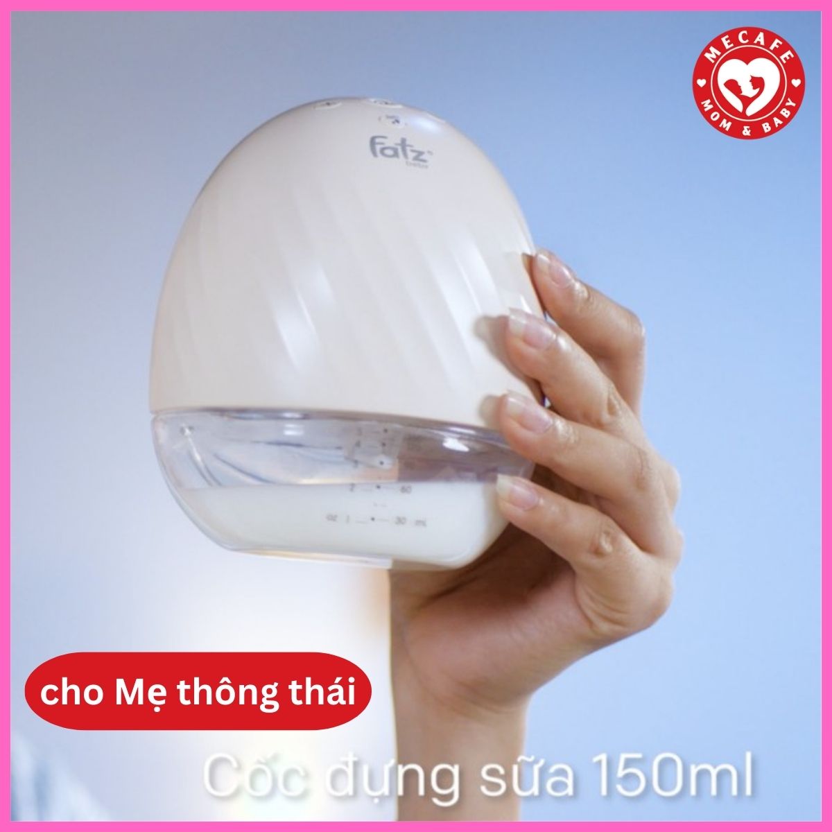 Máy hút sữa điện rảnh tay không dây Freemax 4 Fatzbaby (1 chiếc) tặng 10 túi trữ sữa sunmum mini