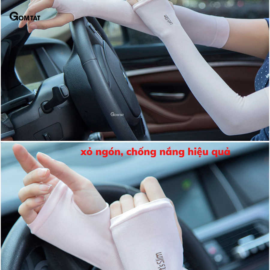Găng tay chống nắng, bao tay xỏ ngón hàn quốc nam nữ chống tia uv - LISU-GANGTAY-001