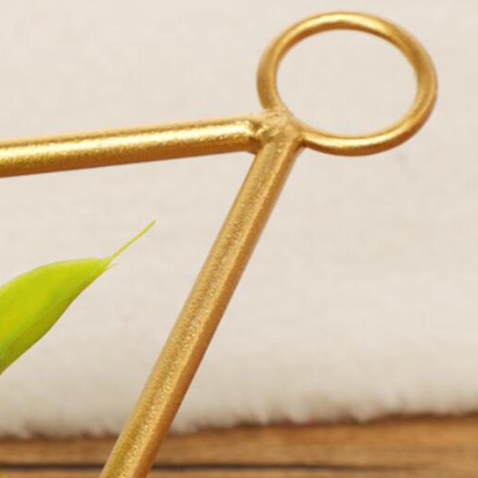 2x Wrought Iron Artificial Flower DIY Crafts for Wedding Baby Shower Ornaments