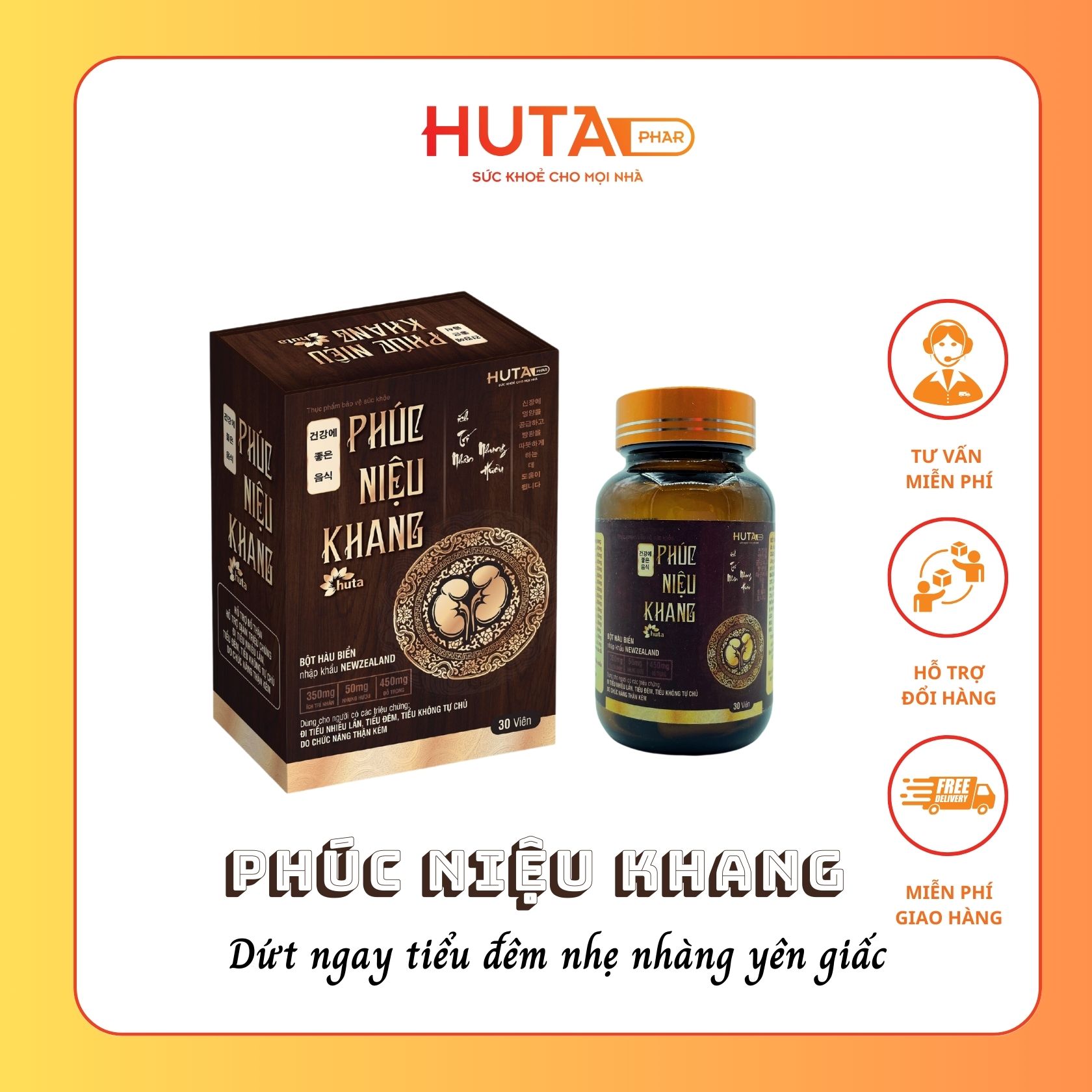 PHỤC NIỆU KHANG - Dứt ngay tiểu đêm nhẹ nhàng yên giấc