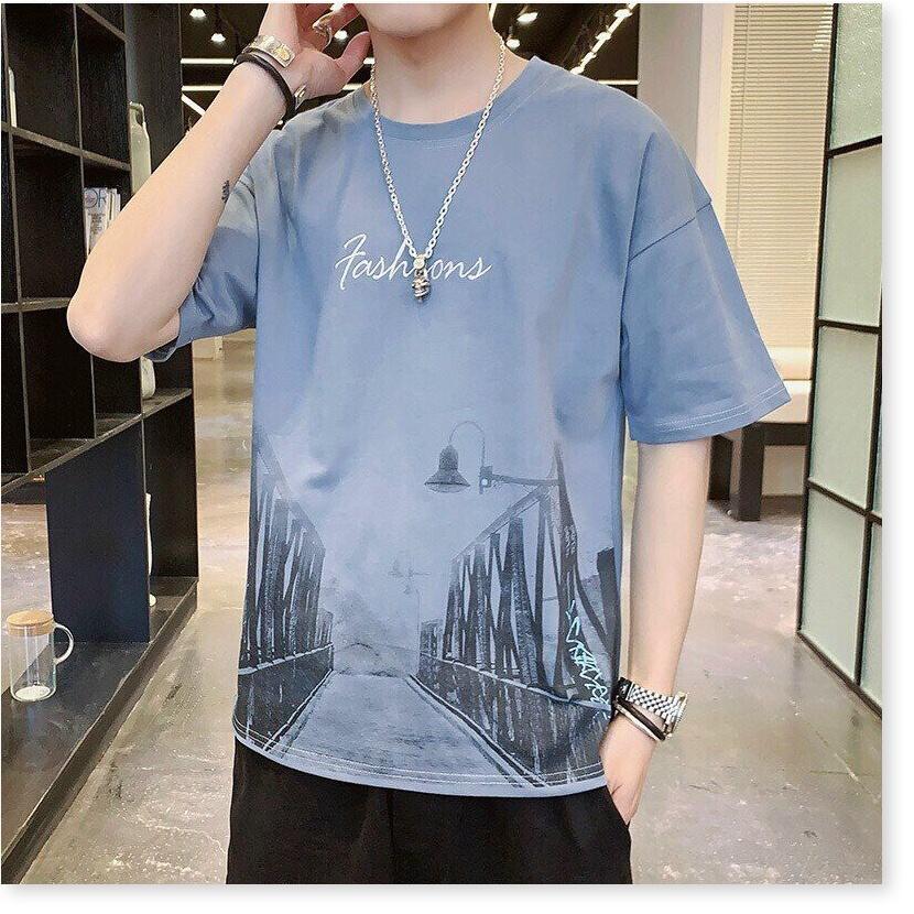 ÁO THUN NAM TAY LỠ CỰC ĐẸP , PHONG CÁCH HÀN QUỐC CHO CÁC BẠN NAM KME FASHION