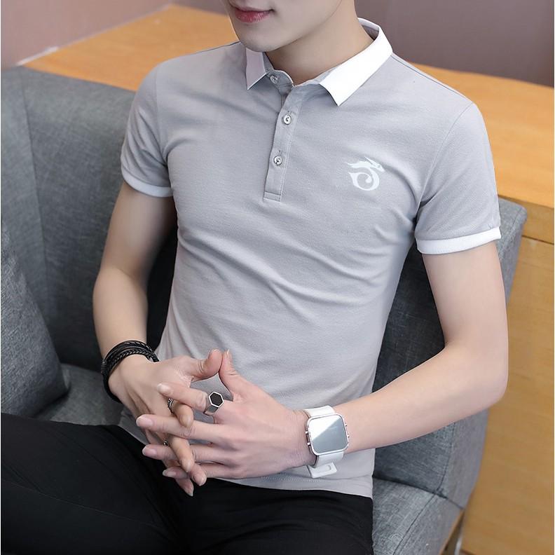 ÁO THUN NAM NGẮN TAY CỔ SƠ MI