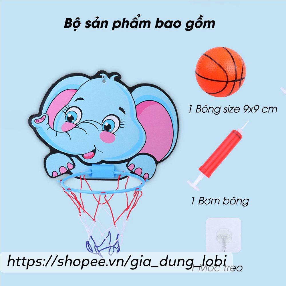 Đồ chơi bóng rổ cho bé treo tường bảng ném bóng rổ dán tường mini cho bé vui chơi