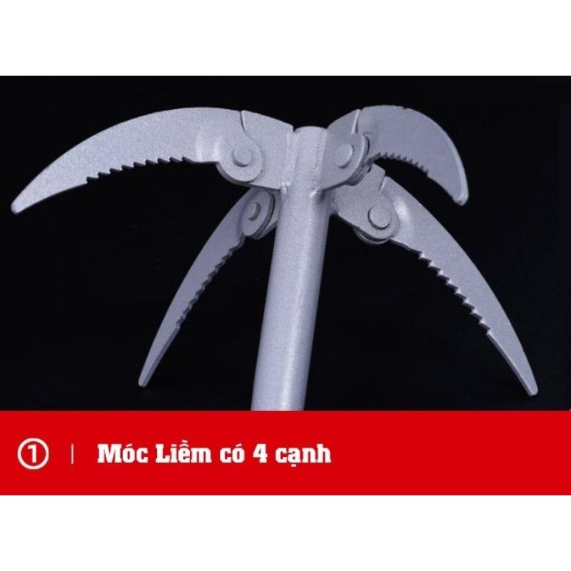 Móc 4 Cạnh Dọn Lục Bình, Chà, Cỏ Cây tạo bãi câu cá - Móc dọn lục bình