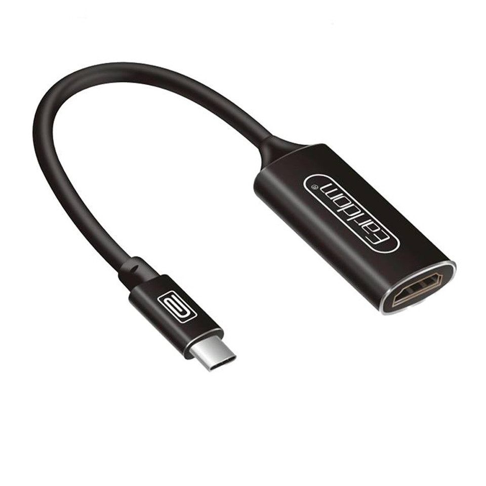 Cáp chuyển đổi USB Type-C to HDMI Earldom ET-W11 (Màu Ngẫu Nhiên) - Hàng Chính Hãng