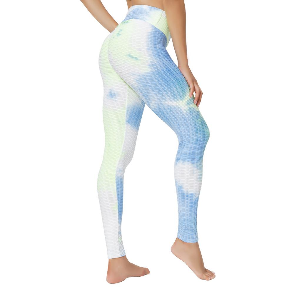 Đẩy Lên Tập Yoga Thoáng Khí Tập Gym Quần Áo Gợi Cảm Đầy Màu Sắc Liền Mạch Quần Legging Nữ Thể Thao Tập Thể Hình Cao Cấp Quần Chạy Bộ Thun