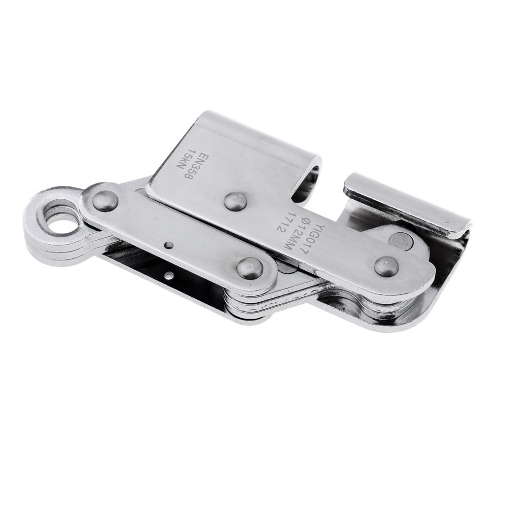 15KN Tree Arborist Rock Climbing 12mm Wire Rope Grab  Equipment Gear