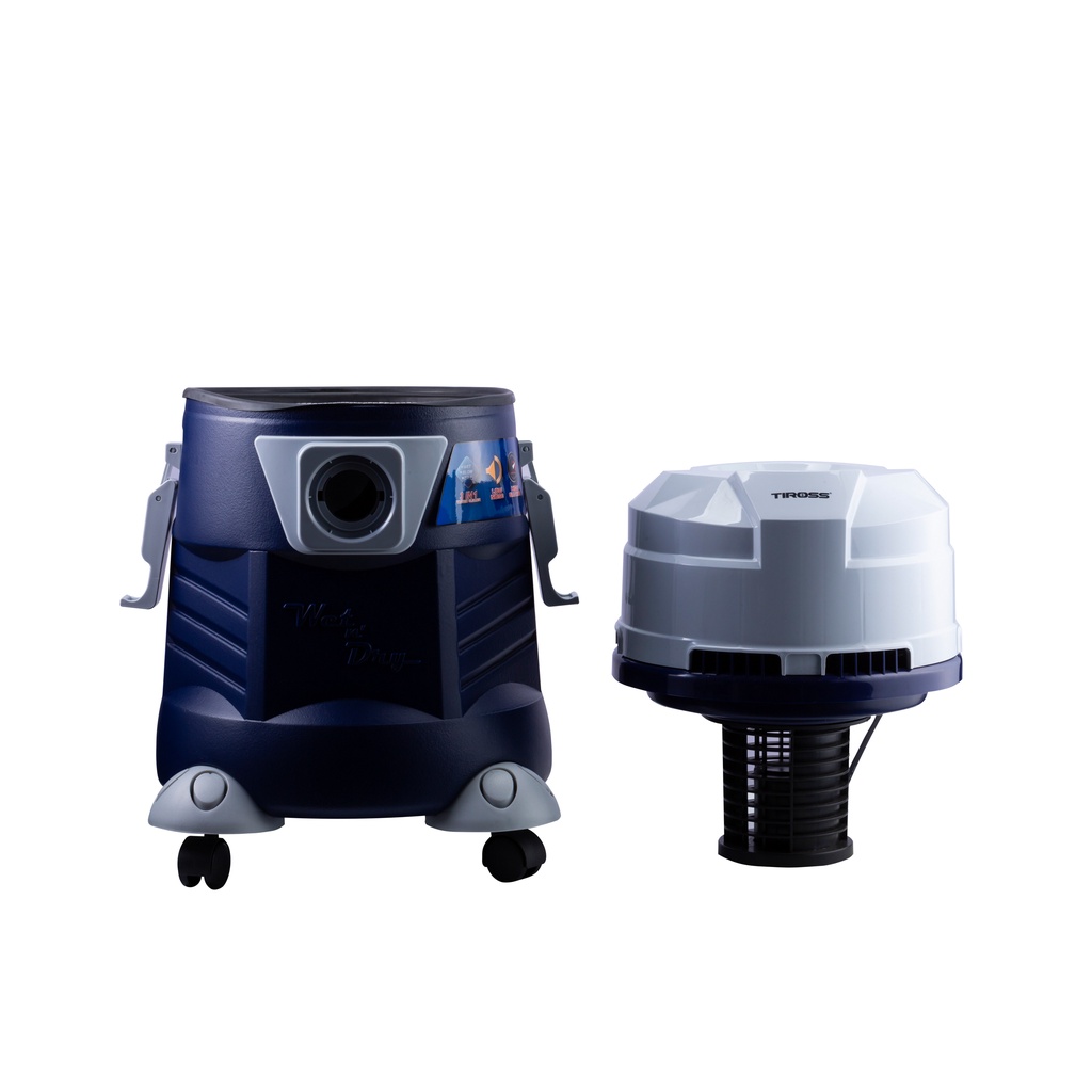Máy Hút Bụi Công Nghiệp Tiross TS9301 - Xanh Trắng - Hàng chính hãng