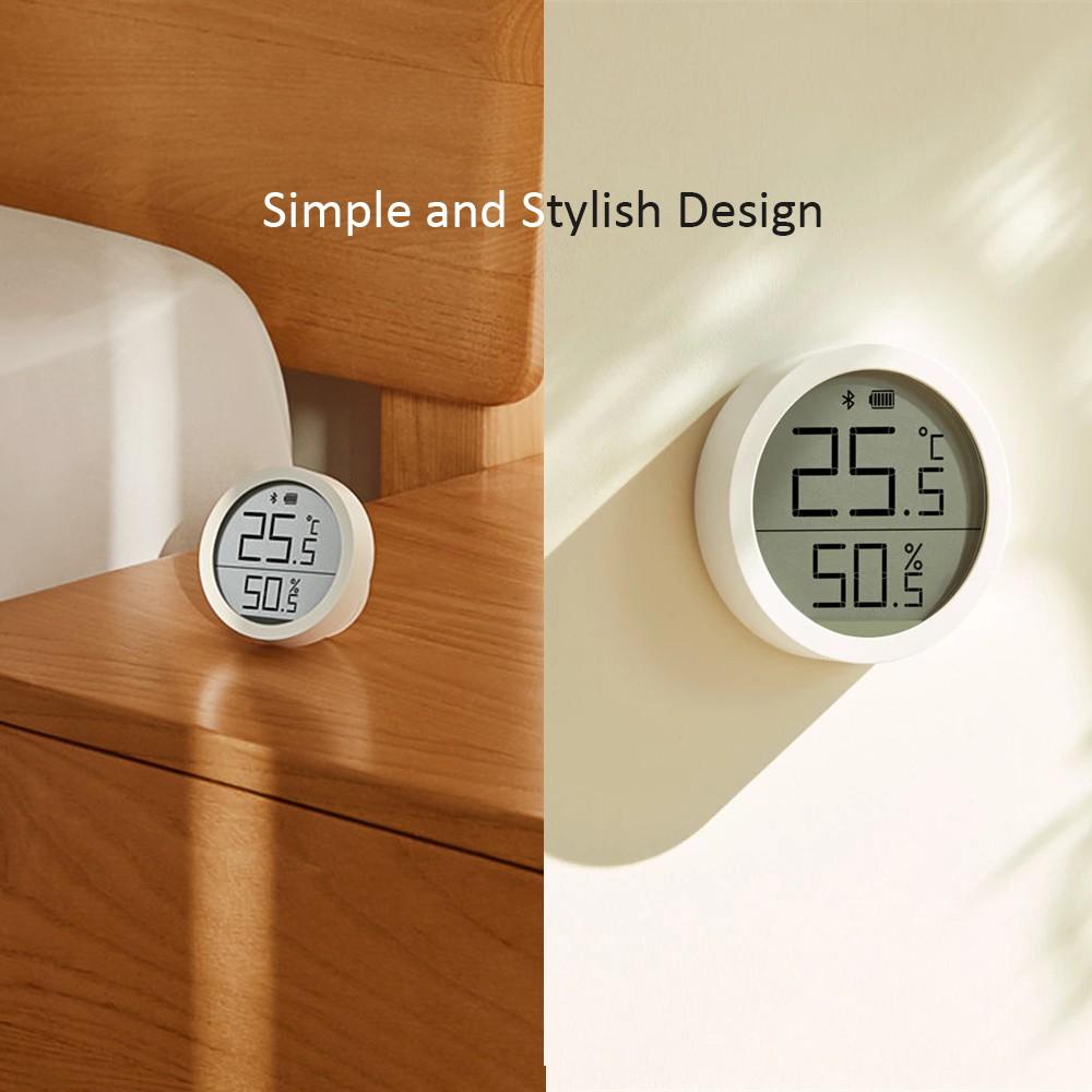 Nhiệt kế và độ ẩm kế điện tử Xiaomi Qingping BLE 5.0 hỗ trợ đo tự động tương thích với ứng dụng Mi Home