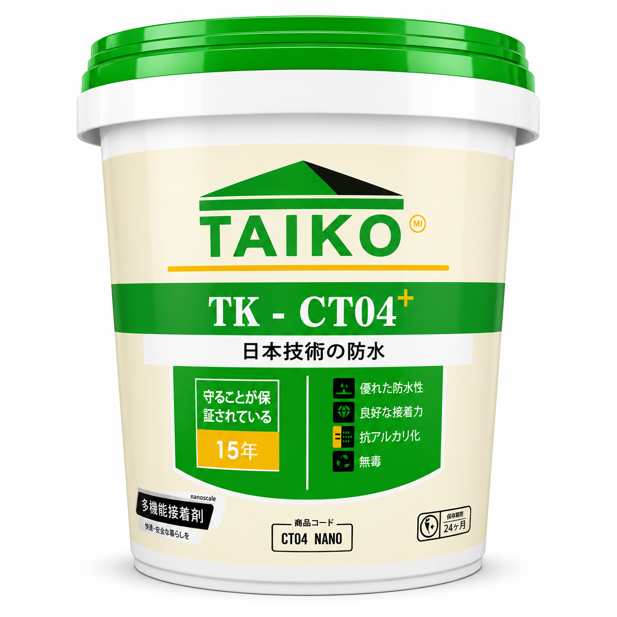 Sơn Chống Thấm TAIKOMI CT4 - Ngược, Môi Trường Ẩm Nhà Vệ Sinh, Bể Cá, Bể Âm