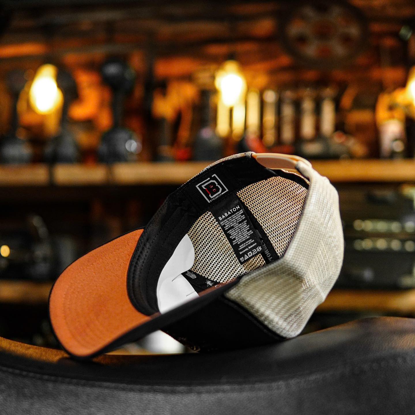 Nón kết, mũ lưỡi trai Badskill vải kaki phối lưới form chuẩn thời trang đường phố siêu đẹp