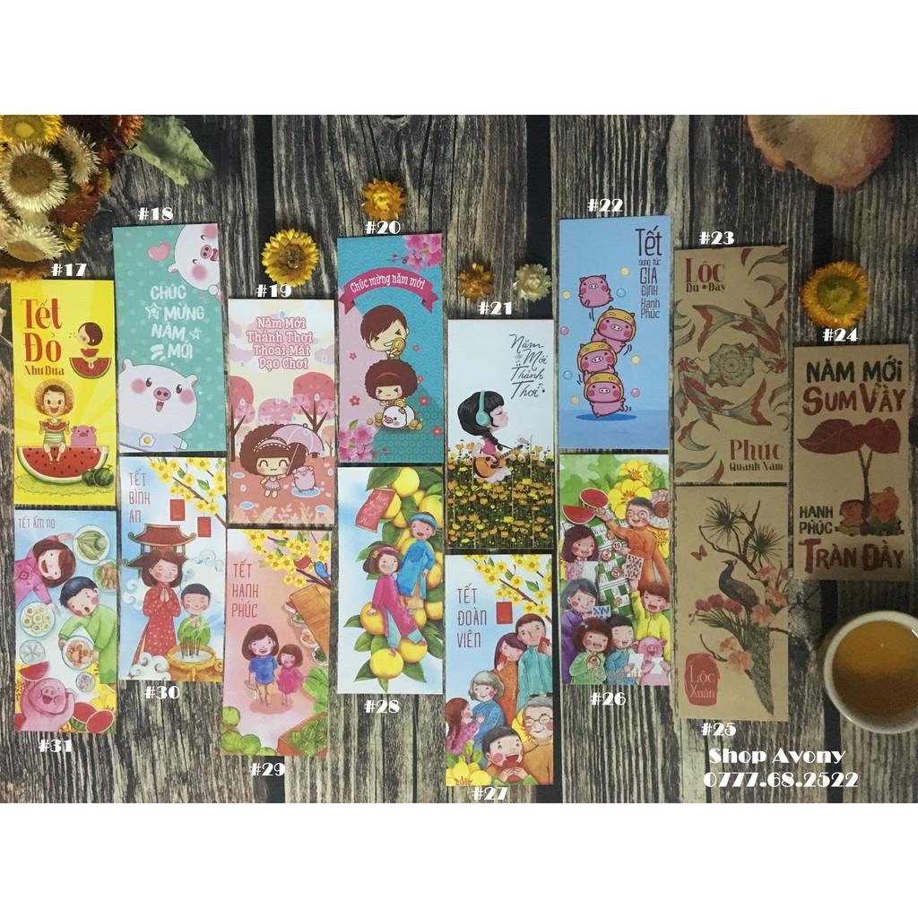 Phong bao lì xì Kraft Tết 2019 - bộ 10 cái