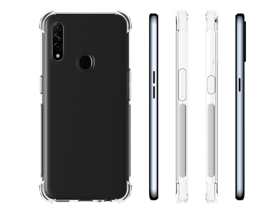 Ốp lưng dành cho OPPO A31 bảo vệ camera, dẻo trong suốt, chống va đập