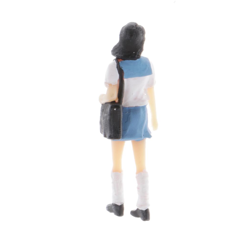 1:64 Hình Diorama Đồng Phục Cô Gái Thời Trang Nhật Bản
