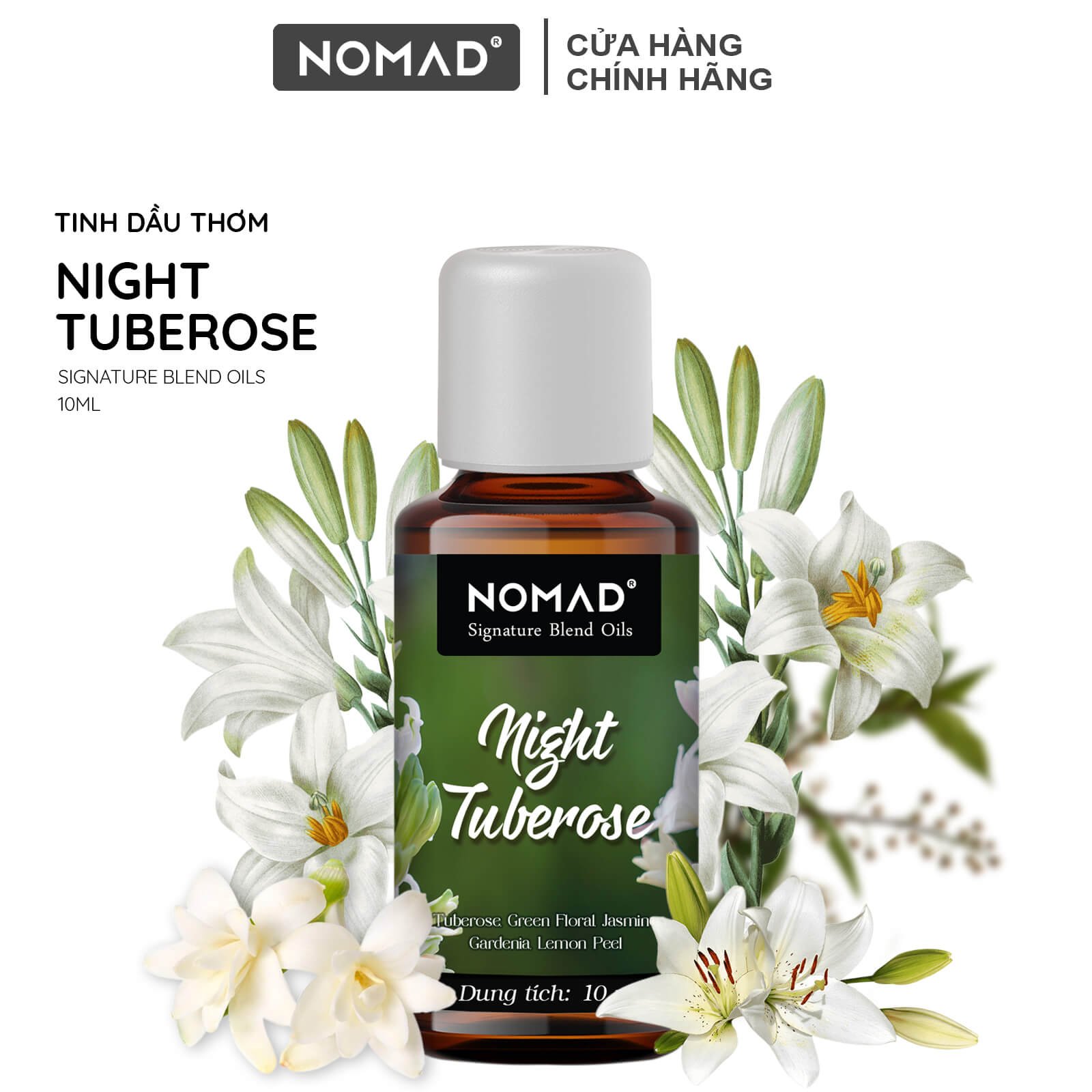 Tinh Dầu Thơm Cao Cấp Nomad Signature Blend Oils - Night Tuberose