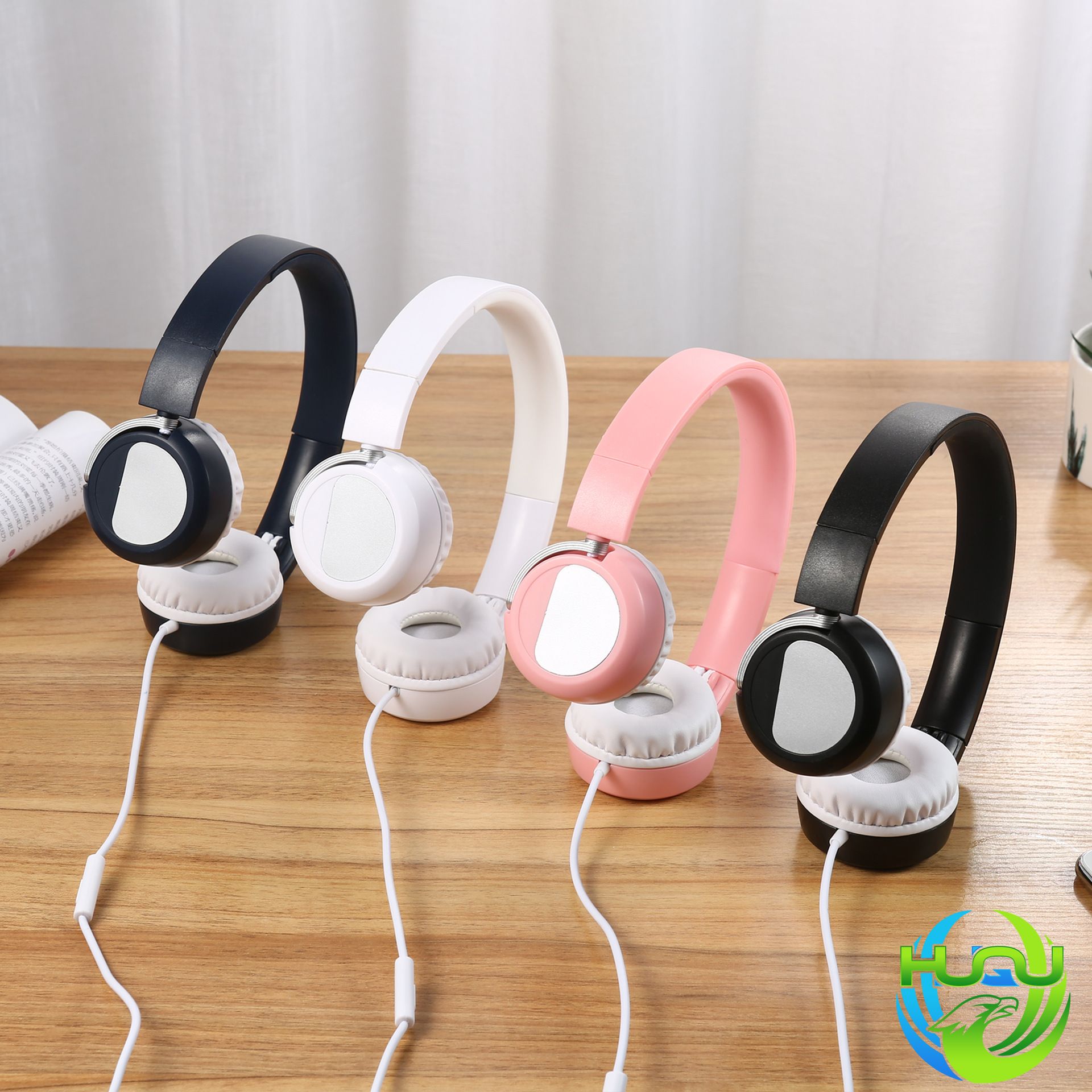 Tai Nghe Có Dây Đáng Yêu Cho Bé Huqu HQ11-Âm Bass Mạnh Mẽ -Hàng Chính Hãng