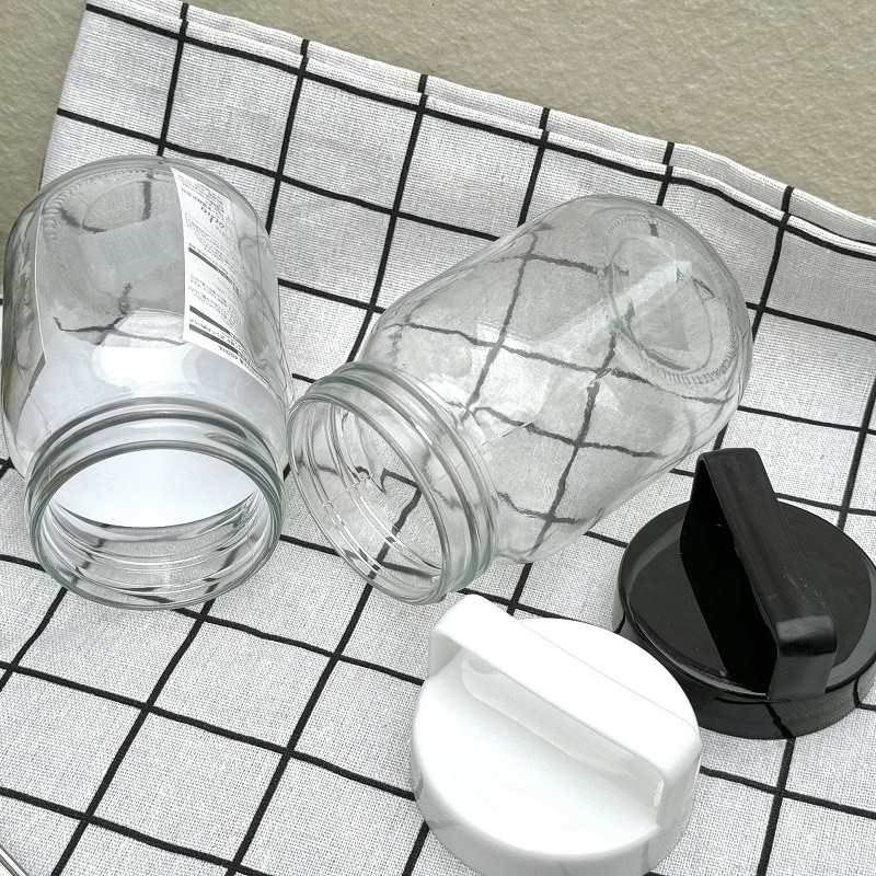 Hũ thủy tinh có quai xách Echo Glass Bottle 450ml