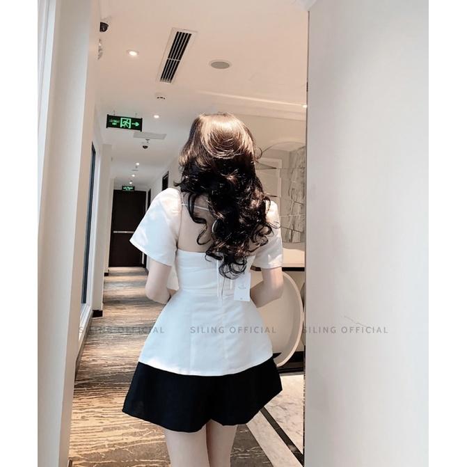 Áo Chít Eo Tay Phồng