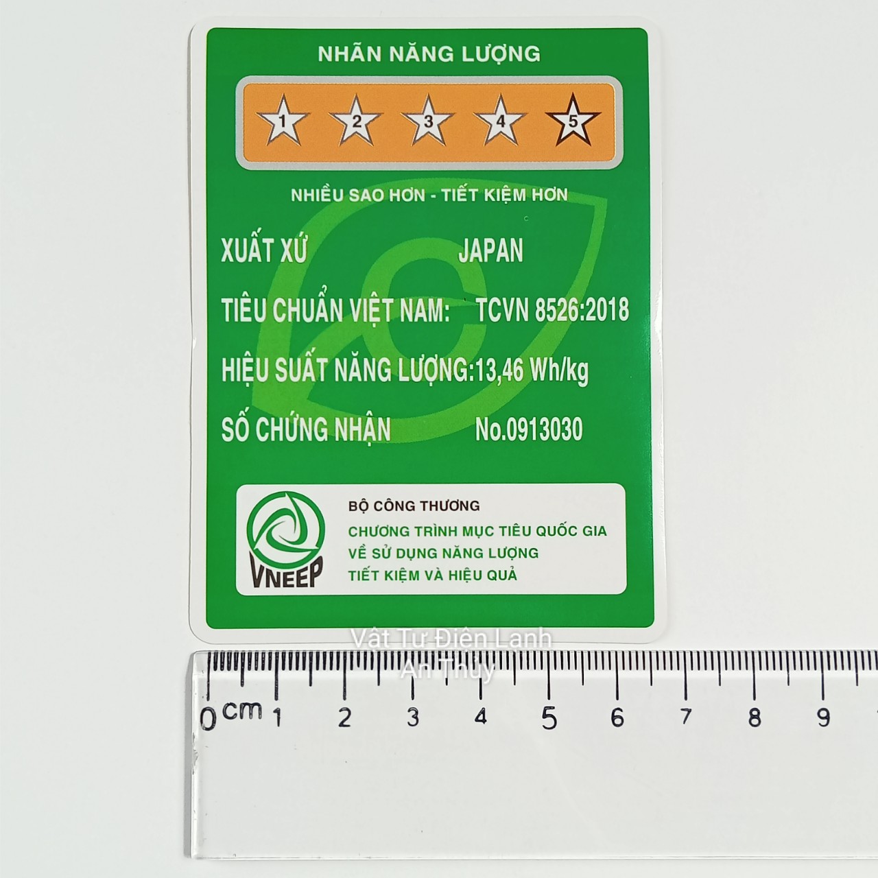 Combo 10 tem dán năng lượng JAPAN to - Tem tiết kiệm năng lượng - Tem nhãn năng lượng năm sao