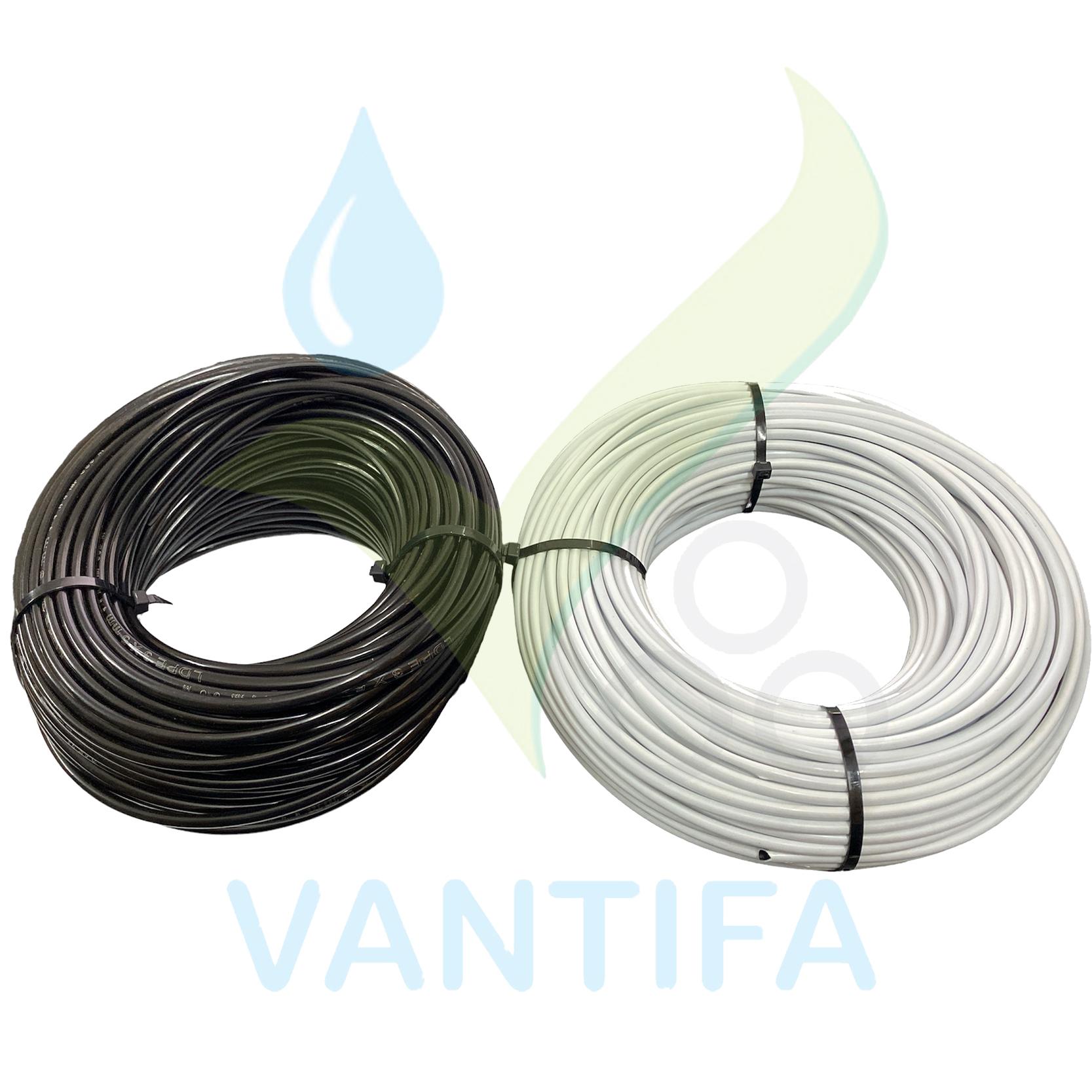 Ống LDPE VANTIFA 3x5 MÀU TRẮNG cho que nhỏ giọt ống