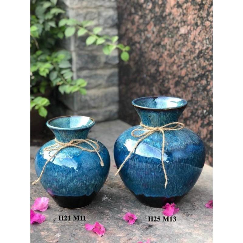 Bình cắm hoa- trang trí. Gốm sứ Bát Tràng.