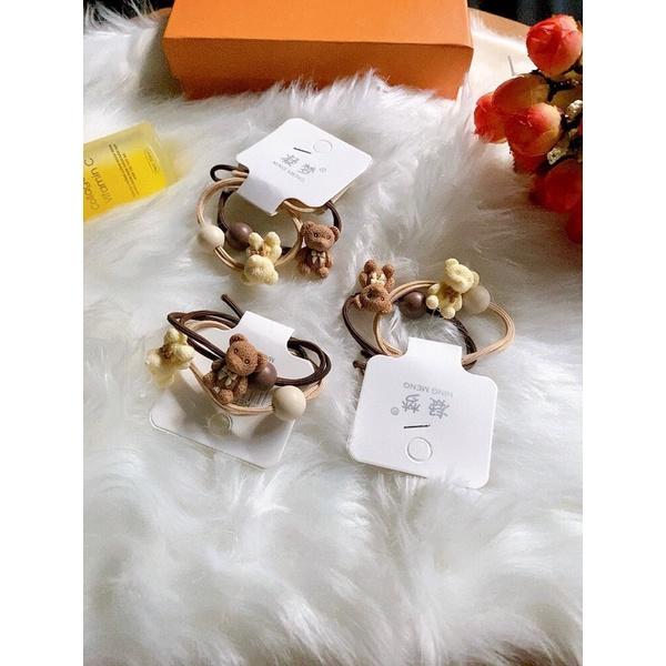Combo 2 Dây buộc hình gấu xinh