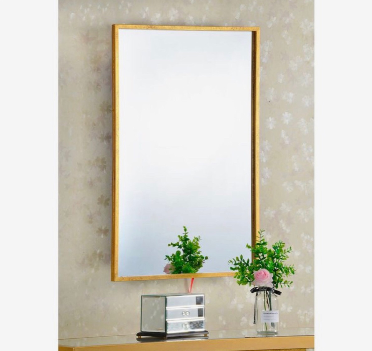 Gương treo tường, treo nhà tắm kiểu dáng vuông góc kích thước 40x60cm - Nghiện Nhà Đẹp