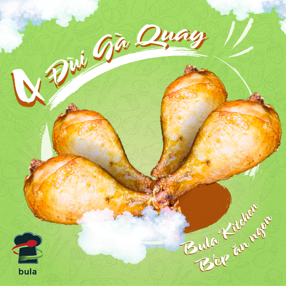 Đùi gà QUAY hộp 4 đùi