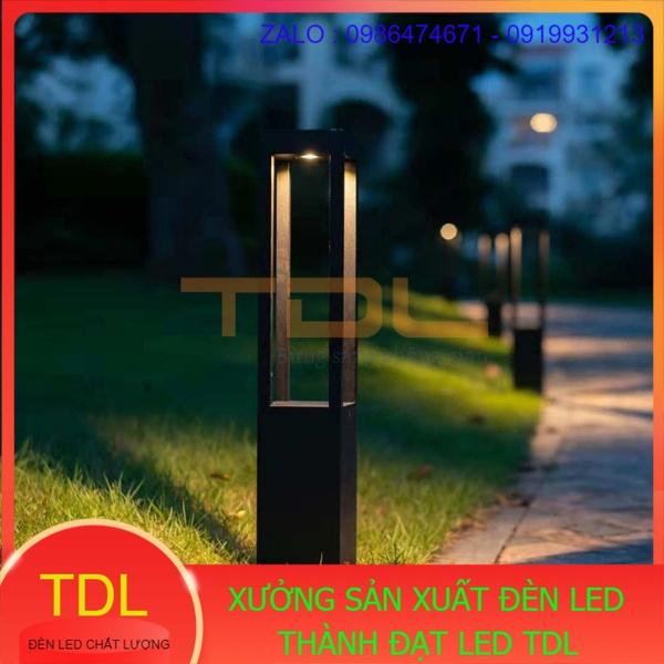 Đèn nấm sân vườn 40cm trụ vuông DT