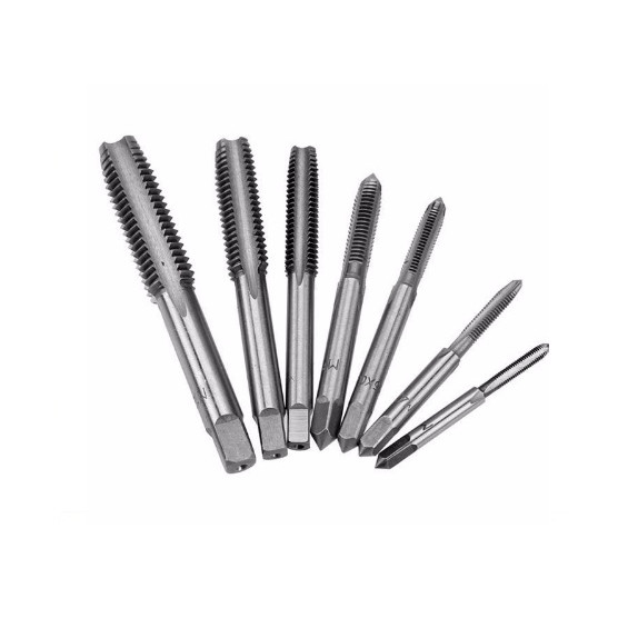 Bộ 7 mũi taro + Tay quay taro M3 - M12 dài 190mm