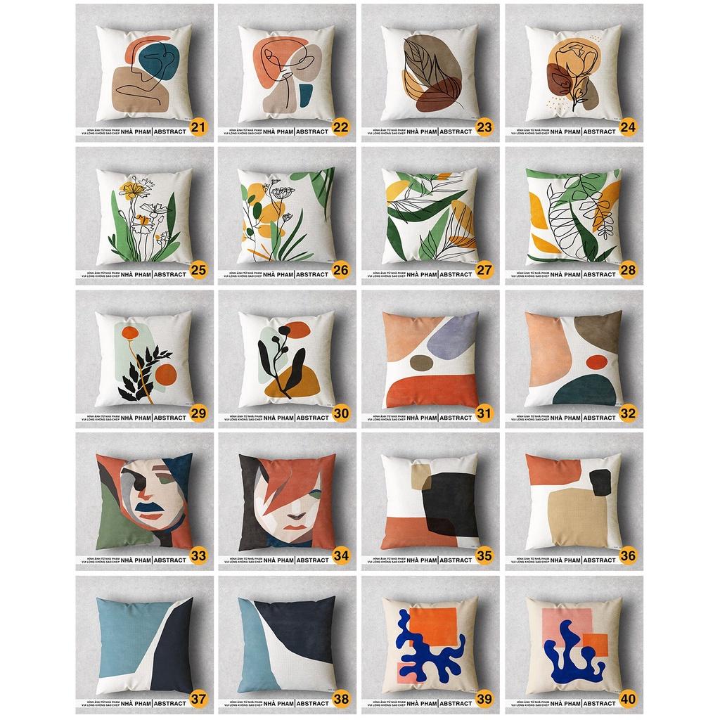 GỐI TRANG TRÍ SOFA ABSTRACT (No21-No40) (45x45cm)