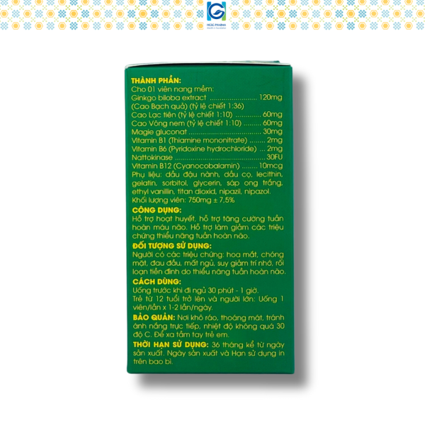 Bộ 2 sản phẩm HGSG Pharma GINKGO BILOBA EXTRA