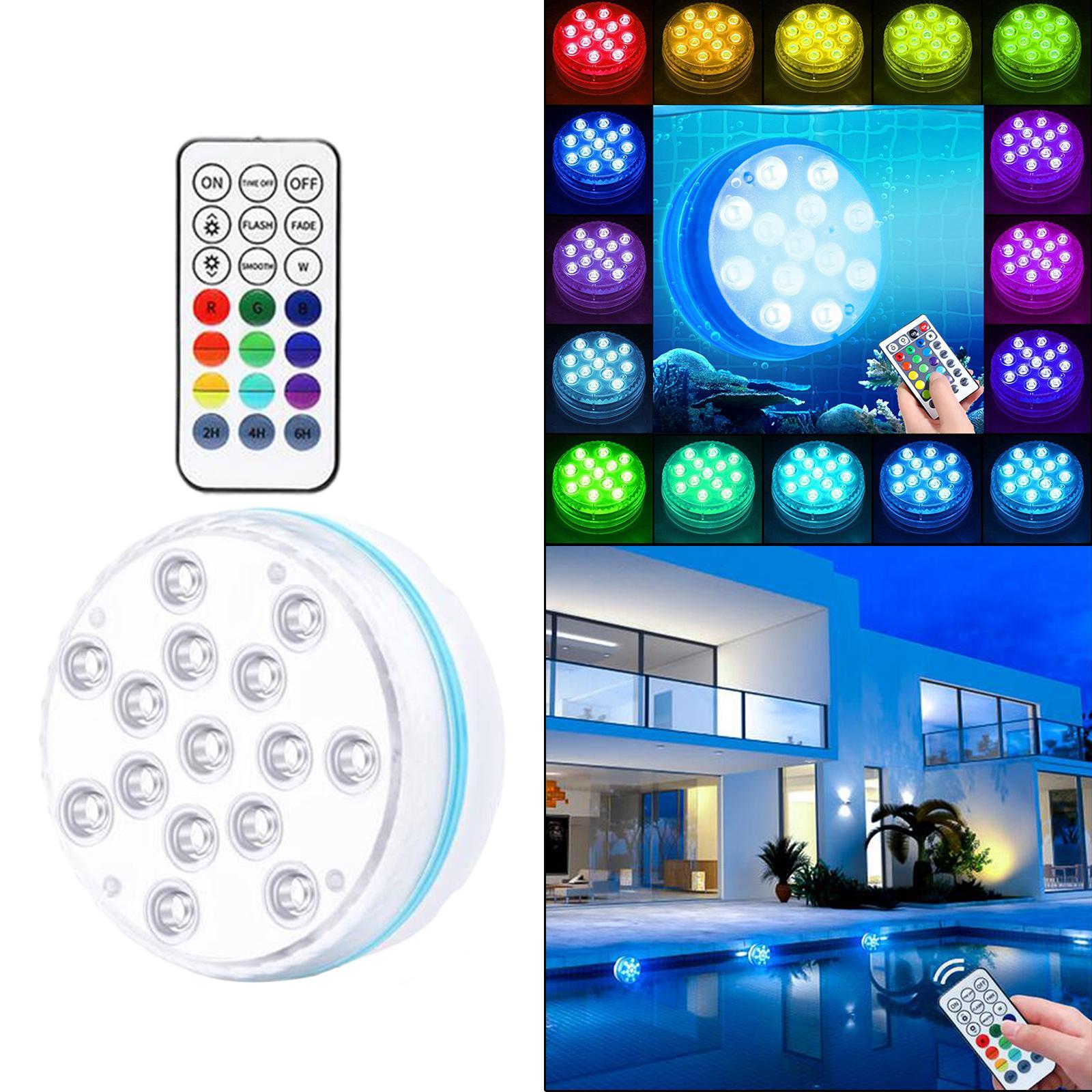 Submersible LED RGB Lights Decoration 21 Key for Home Decor Lighting Pond 1