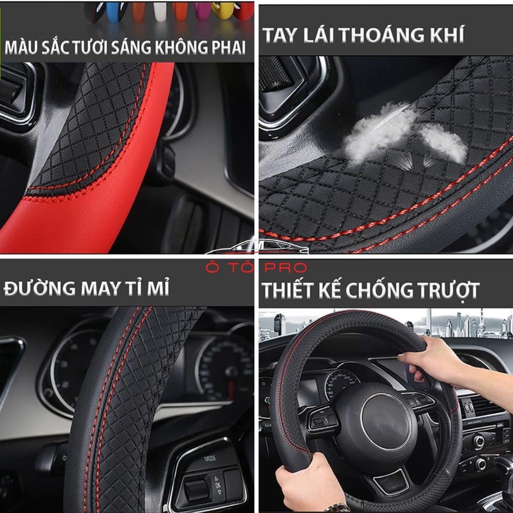 Bọc Vô Lăng Ô Tô Chất Liệu Da Cao Cấp Bền Đẹp B02