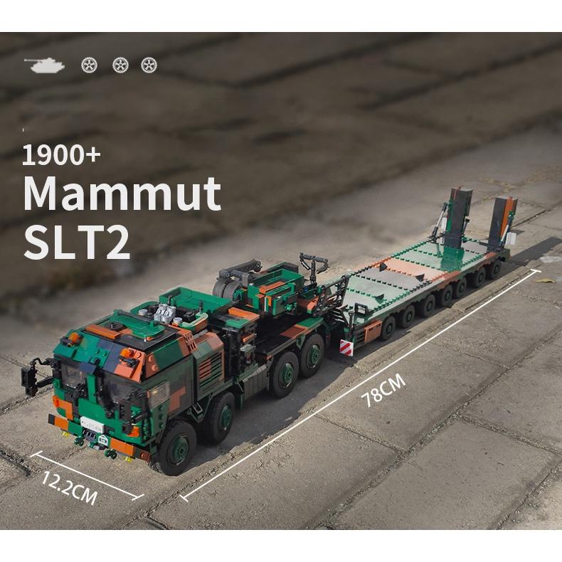 Đồ chơi Lắp ráp Xe Quân sự Vẩn Tải nặng - Xingbao XB06046 SLT Mamut German Truck - Xếp hình thông minh - Mô hình trí