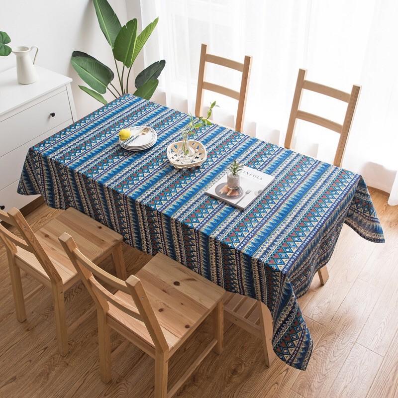 ️️Thảm Thổ Cẩm Phong Cách Bohemian Trang Trí Phòng vintage