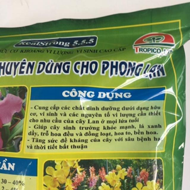 Phân bón chậm tan hữu cơ khoáng vi lượng RealStrong 5-5-5 dạng túi lưới