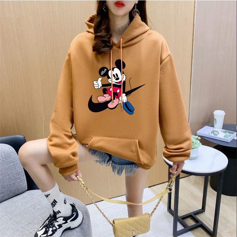 Áo Hoodie Lông Cừu Dáng Rộng Phong Cách Harajuku Thời Trang Thu Đông Lzd1584 Cho Nam Và Nữ