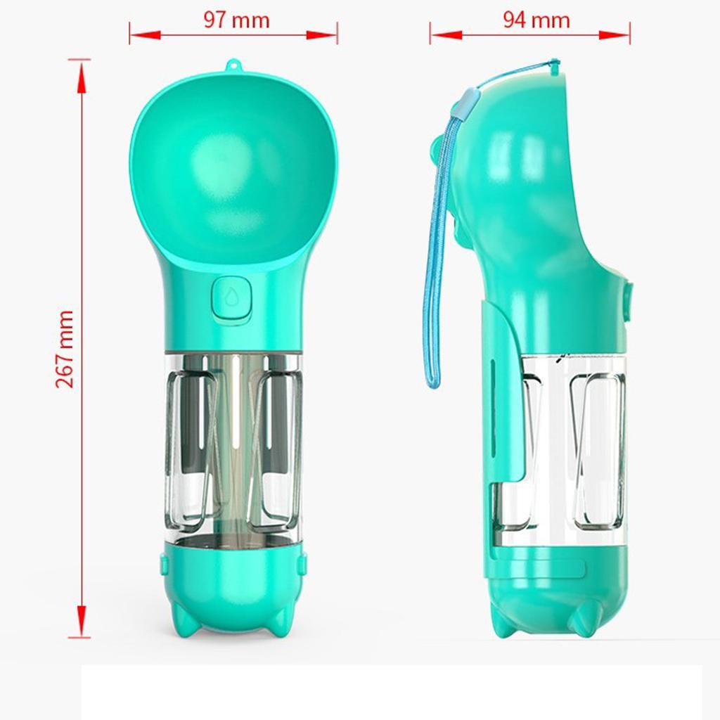 Dog Water Bottle Lightweight Cat Dispenser Bowl Feeder for Walking