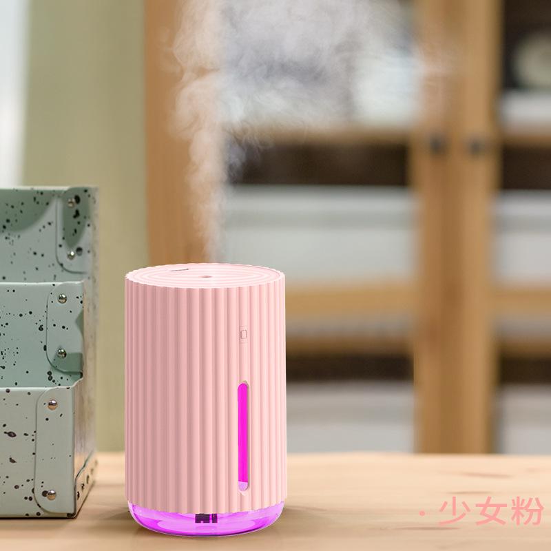 350ML Máy Khuếch Tán Lọc Không Khí Dung Lượng Usb Di Động Nhỏ Xông Phòng Máy Tạo Ẩm, Phun Sương Dành Cho Hộ Gia Đình Phòng Ngủ Máy Phun Sương Tạo Độ Ẩm Mini LED Xe Hơi