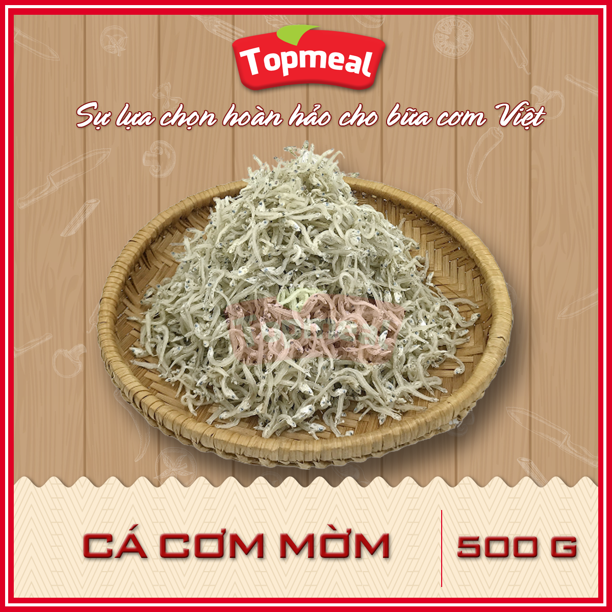 HCM - Cá cơm mờm (500g) - [Giao nhanh TPHCM]