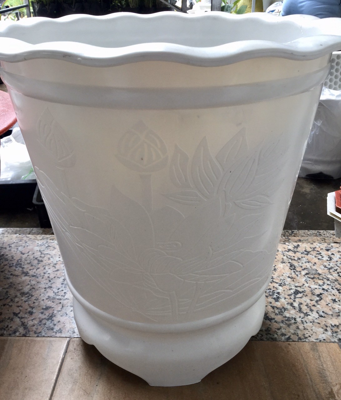 Chậu nhựa tròn 4 chân - 5 SIZE