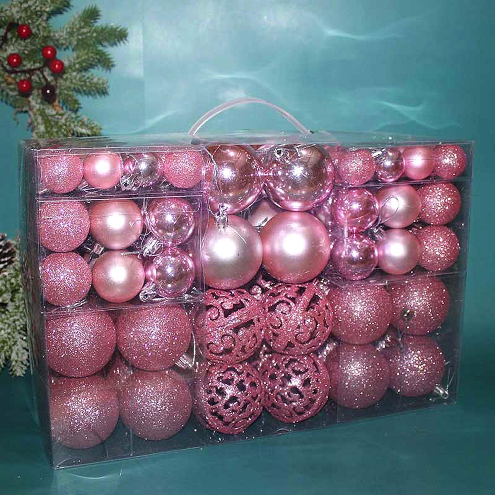 100 Pieces Christmas Tree Ornaments Xmas Tree Decorations for Holiday Decor