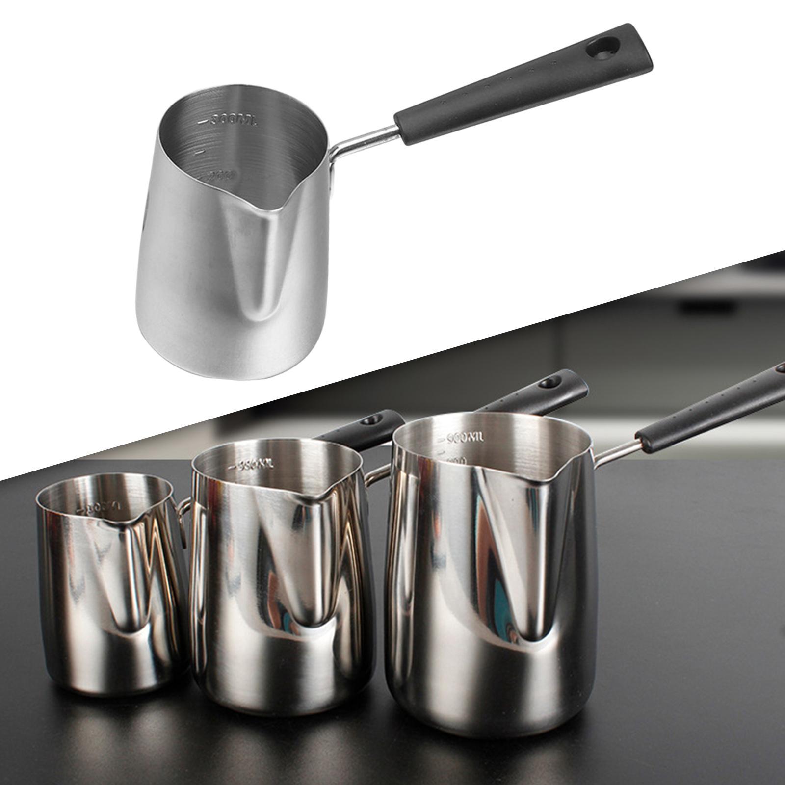 Milk Frothing Pitcher with Calibration Espresso Steaming Pitcher for Kitchen